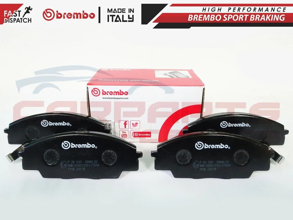 HONDA CIVIC TYPE R EP3 S2000 2.0 2.2 99-06 BRAKES BREMBO FRONT BRAKE PADS PAD - Image 2 of 4