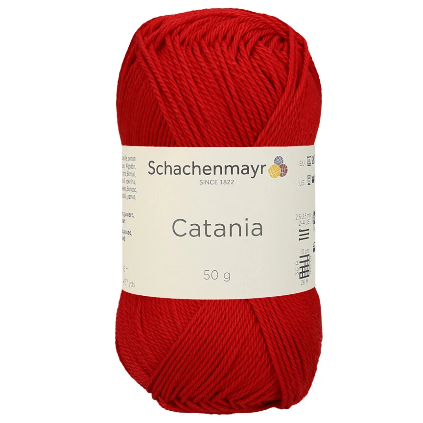 Schachenmayr Catania Wolle Garn Baumwolle 50g mercerisiert gasiert gekämmt - Bild 3 von 4