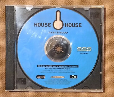 SSS - House House CD-ROM, Akai S-1000, neuwertiger Zustand