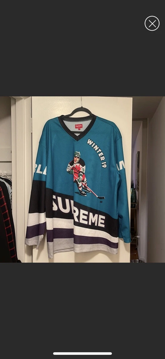 Supreme Crossover Hockey Jersey #4 Mens XL FW19 Fall Winter 2019