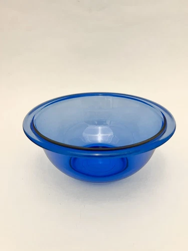 Pyrex • Cobalt Blue • Blue Bottom • 322 • 1L Bowl • Made In USA