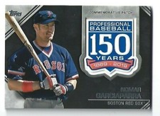 2019 Topps Update 150th Anniversary Manufactured Patches Nomar Garciaparra
