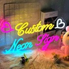 Custom Led Neon Open Sign – Personalized Business Logo, Storefront Display Light
