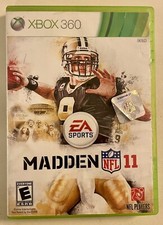 Madden NFL 11 2010 Microsoft Xbox 360 Game Case Only