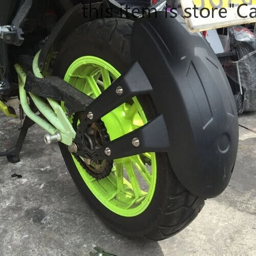 1PC Motorcycle Bike Modified Rear Fender Mudguard License Plate Splash Guard - Изображение 4 из 4