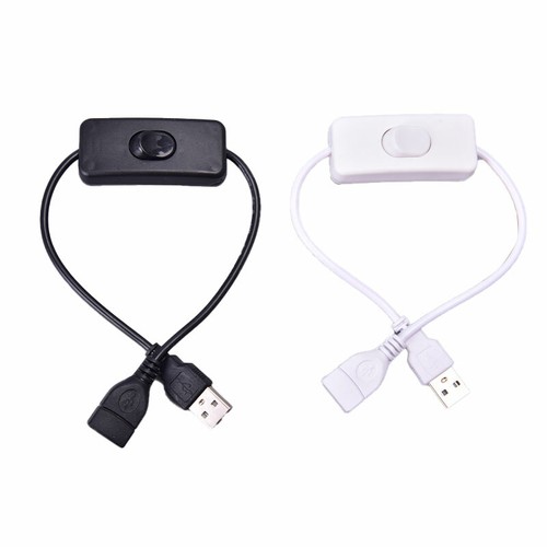 28cm USB Cable with Switch ON/OFF Cable Extension Toggle for USB Lamp ...