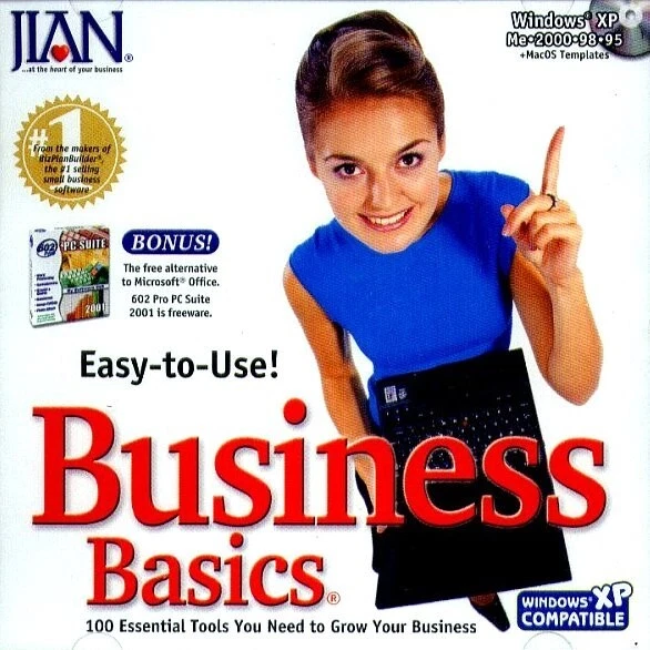 JIAN Business Basics + BONUS! (CD-ROM, 2003) for Win/Mac - NEW CD in SLEEVE - Image 2 of 3