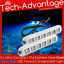 thumbnail 1  - 2 x 12v 18w STAINLESS STEEL Blue LED Submersible UNDERWATER Boat Transom Lights