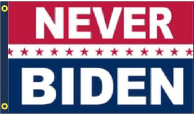 3X5 BIDEN SUKS FJB LETS GO BRANDON BLUE MAGA TRUMP 2024 FLAG BANNER GROMMETS R3