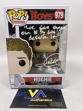 Jack Quaid Signed Hughie The Boys Funko Pop w/ QUOTE + JSA WITNESS COA