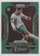 2022 Panini Prizm World Cup Qatar Green Wave Prizm Abdulelah Al-Malki #211 g7c