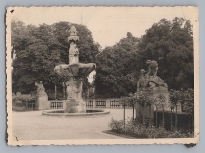 Bad Dürkheim 1952 Fountain Park Old Photo 1950s