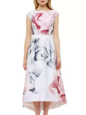 Ted Baker Hagria Pink Porcelain Rose Dip Hem Formal Dress Size 2 UK 10 BRAND NEW | eBay Ted Baker Hagria Pink Porcelain Rose Dip Hem Formal Dress Size 2 UK 10 BRAND NEW | eBay