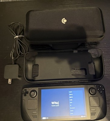 Valve Steam Deck 1TB SSD Upgraded LCD Handheld Console-Mint Condition+ Grip Case