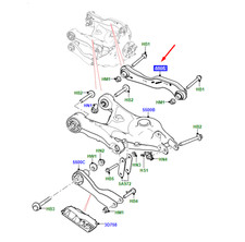 Land Rover Range Rover Velar L560 Heck oberer Suspensionsarm LR105961 Neue Echth