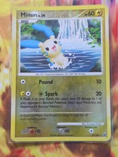 MINUN 25/100 Rare Majestic Dawn Pokemon Reverse Holo Heavily Played on eBay