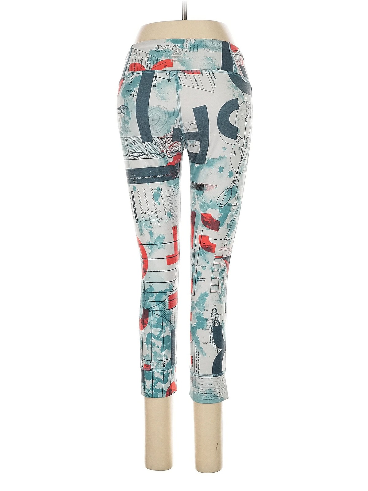 Reebok Women Blue Leggings M thumbnail 2