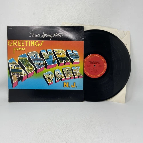 Bruce Springsteen Greetings from Asbury Park NJ Vinyl LP Columbia 1973 PC 31903