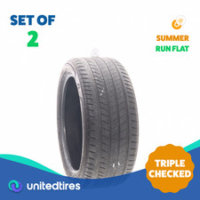 Set Of 2 Used 27540r20 Bridgestone Alenza 001 Rft 106w - 632