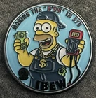 IBEW Local 575 Challenge Coin Portsmouth Ohio Making The “D”OH Homer Simpson