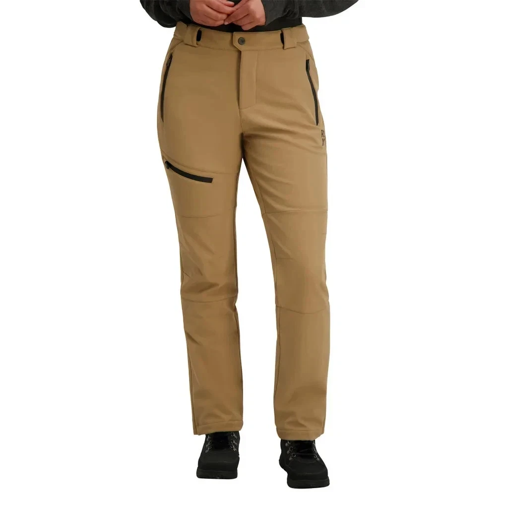 Roxy Women s Softshell Snow Pant in a versatile tan color Size Large