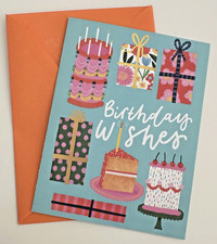 Happy Birthday Wishes Greeting Card - Religious w/ Envelope