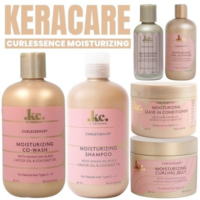 KeraCare Curlessence Moisturizing Shampoo - Conditioner - Jelly Full Range