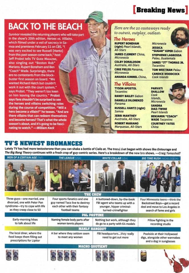 TV Guide Magazine 24 Kiefer Sutherland Regina King Spartacus Project Runway 2010 - Image 4 of 4