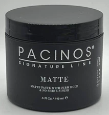 Pacinos Matte Paste With Firm Hold & No Shine Finish ~ 4 FL OZ ~ FAST SHIPPING