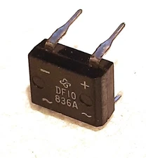 2 Pieces of Vishay  Diode Bridge Rectifier rated at  1A  at 700V  1,000V PRV