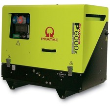 6,5 kVA Diesel Notstromaggregat Pramac P 6000 s TYA AVR 230V/400V Generator