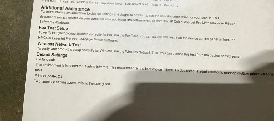 HP COLOR LASERJET PRO MFP M479FDW LASER ALL IN ONE. NO TONER INCLUDED - Image 2 of 4