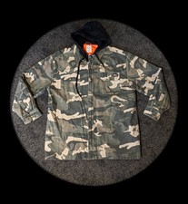 Dickies Men&rsquo;s Layered 2XL Hooded Camo Cotton Work Jacket