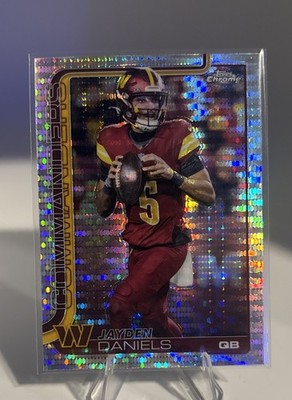 2025 Topps Chrome - Jayden Daniels #295 Pulsar Refractor