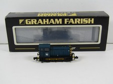 GRAHAM FARISH - CLASS 04 DIESEL - BR BLUE/WASP STRIPES - VG BOXED COND- N GAUGE