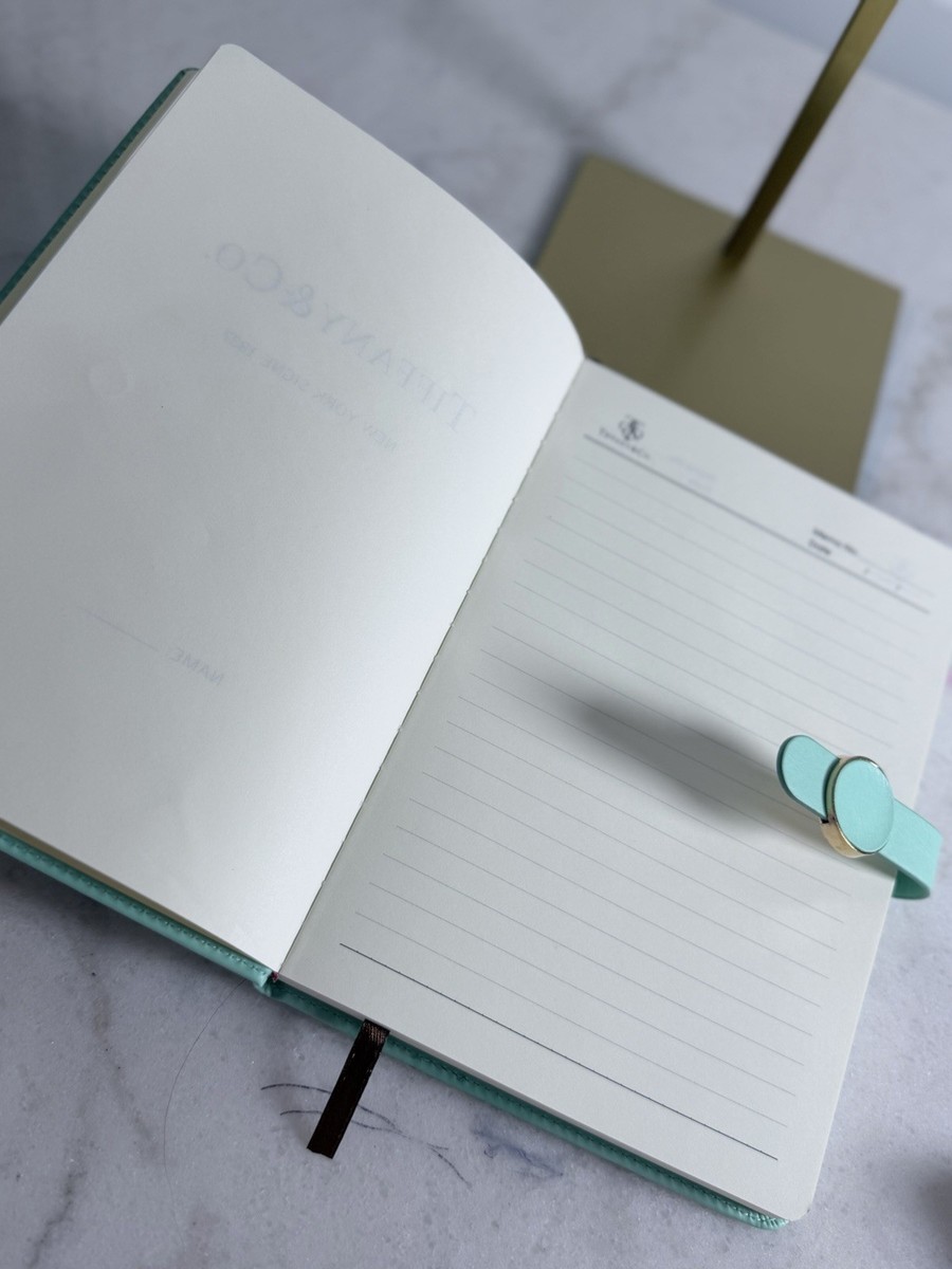Tiffany & Co. Leatherette Notebook/Journal Magnetic Closure