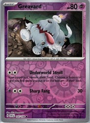 Greavard 105/198 Reverse Holo Scarlet & Violet Base Set