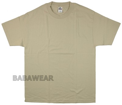 beige plain t shirt