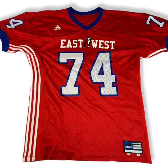 Vintage Adidas Made in USA NFL Jersey East West NR 74 Pro Ball Edition