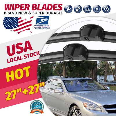 27''+27'' Durable Quality Windshield Wiper Blades All Season For Benz S500 S Class