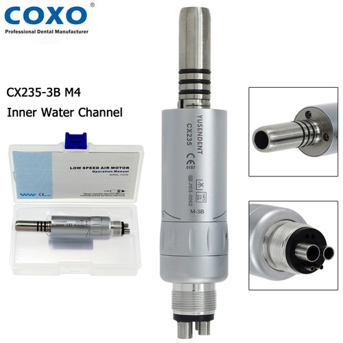 COXO Dental Air Motor 2 / 4 Holes Low Speed Handpiece Inner Water NSK CX235-3B - Picture 5 of 43