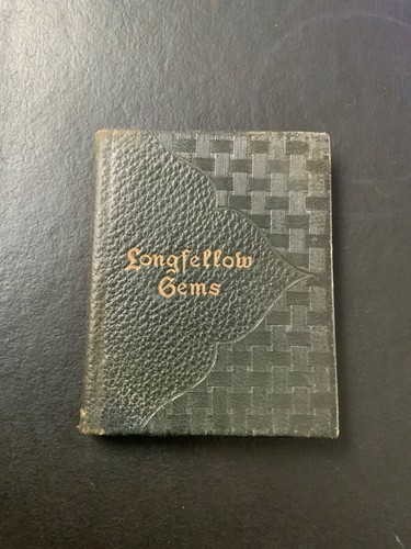 LONGFELLOW GEMS, ERNEST NISTER. London MINIATURE BOOK 3.25" x 2.75" 1st addition