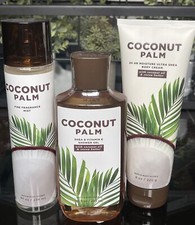 Bath And Body Works Coconut Palm Shower Gel, Body Cream And Mist