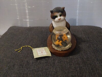 Vintage Comic & Curious Cats Figur Border Fine Arts A1295 Spoiled For Choice