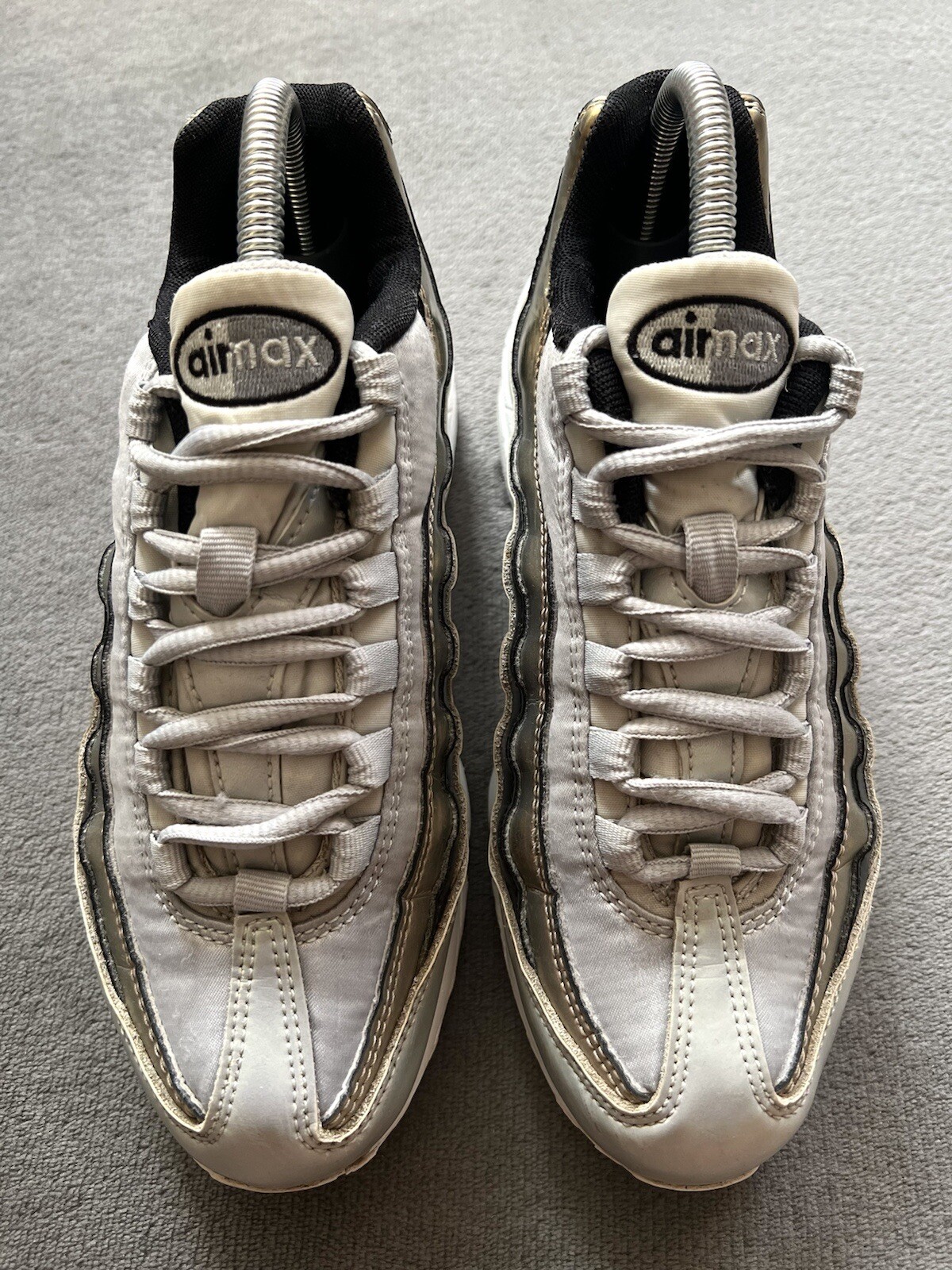 Genuine Authentic Rare Nike Air Max 95 SE GS Metallic Red Bronze Size UK 4.5 image 2