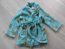 Girls STAR WARS Robe House Coat with Tie Size 7/8 green GROGU Baby Yoda