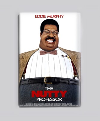 THE NUTTY PROFESSOR (1996) - 2''x3'' MOVIE POSTER MAGNET (90s Eddie Murphy comedy)