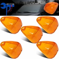 5x Amber Roof Cab Marker Clearance Light Lens Cover For Ford Super Duty Pickup 5x Amber Roof Cab Marker Clearance Light Lens Cover For Ford Super Duty Pickup