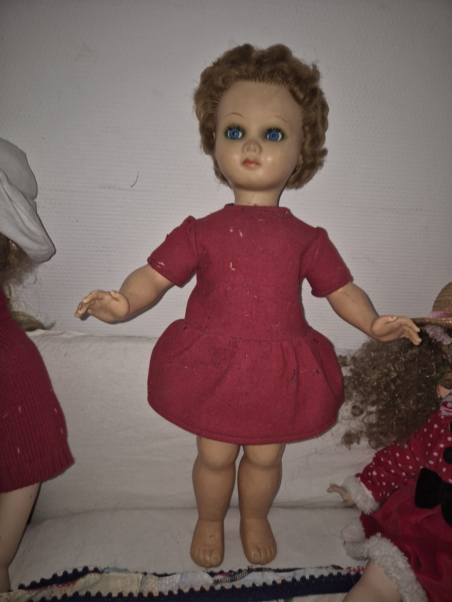 Ancienne poupée Bella yeux dormeurs breveté sgdg collection Rhodoïd ? Vintage