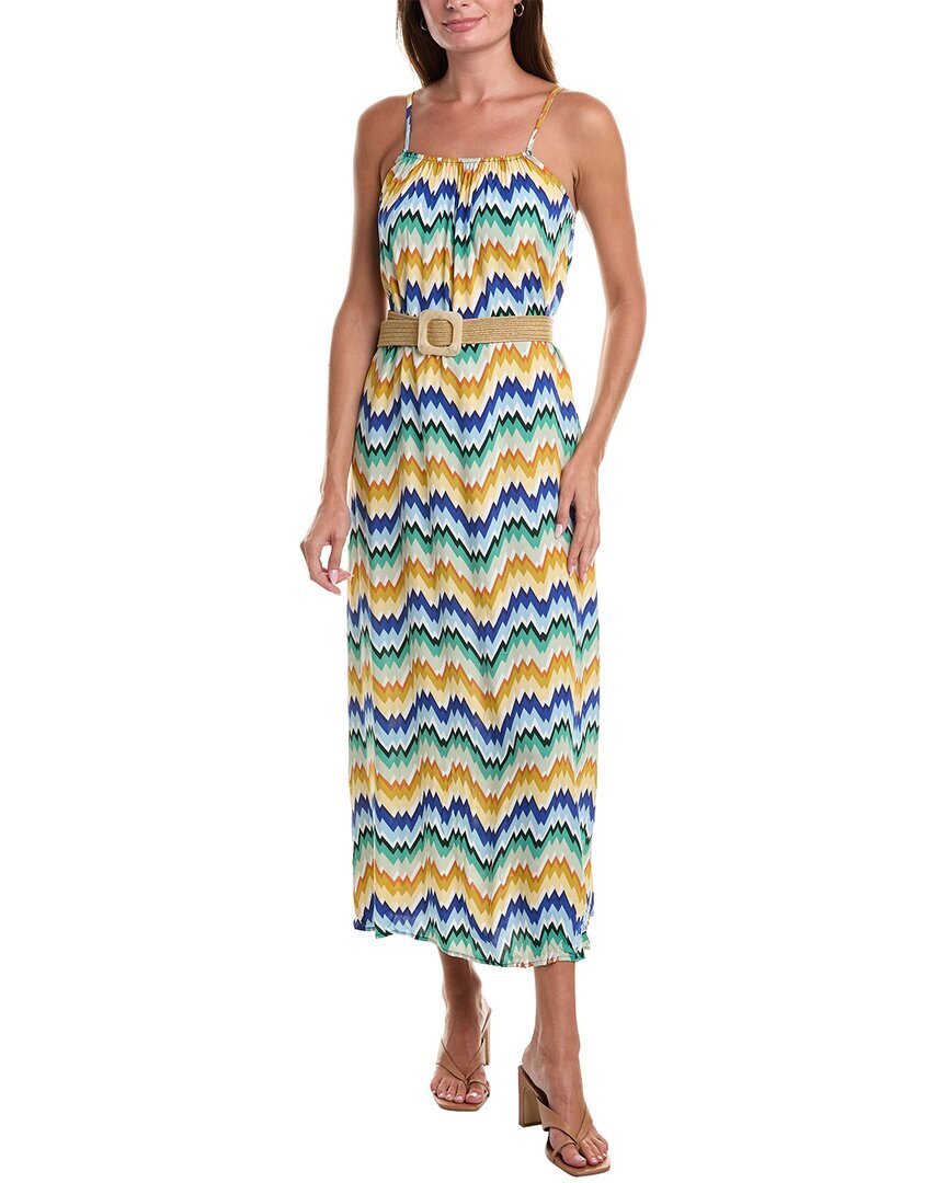 Женское макси-платье из смесового шелка Anna Kay Mario